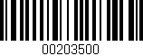 Código de barras (EAN, GTIN, SKU, ISBN): '00203500'