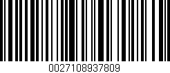 Código de barras (EAN, GTIN, SKU, ISBN): '0027108937809'