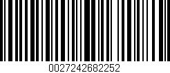 Código de barras (EAN, GTIN, SKU, ISBN): '0027242682252'