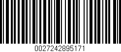 Código de barras (EAN, GTIN, SKU, ISBN): '0027242895171'