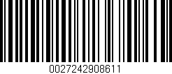 Código de barras (EAN, GTIN, SKU, ISBN): '0027242908611'