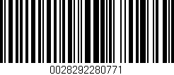 Código de barras (EAN, GTIN, SKU, ISBN): '0028292280771'