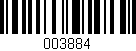 Código de barras (EAN, GTIN, SKU, ISBN): '003884'