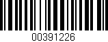 Código de barras (EAN, GTIN, SKU, ISBN): '00391226'