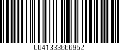 Código de barras (EAN, GTIN, SKU, ISBN): '0041333666952'