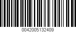 Código de barras (EAN, GTIN, SKU, ISBN): '0042005132409'