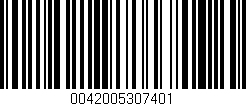Código de barras (EAN, GTIN, SKU, ISBN): '0042005307401'