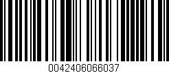 Código de barras (EAN, GTIN, SKU, ISBN): '0042406066037'