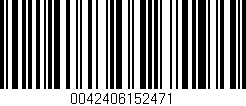 Código de barras (EAN, GTIN, SKU, ISBN): '0042406152471'