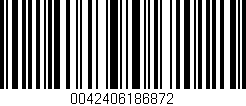 Código de barras (EAN, GTIN, SKU, ISBN): '0042406186872'