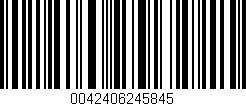 Código de barras (EAN, GTIN, SKU, ISBN): '0042406245845'