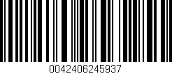 Código de barras (EAN, GTIN, SKU, ISBN): '0042406245937'