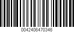 Código de barras (EAN, GTIN, SKU, ISBN): '0042406470346'