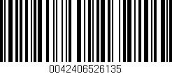 Código de barras (EAN, GTIN, SKU, ISBN): '0042406526135'