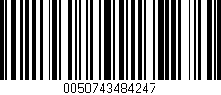 Código de barras (EAN, GTIN, SKU, ISBN): '0050743484247'