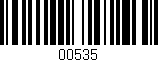 Código de barras (EAN, GTIN, SKU, ISBN): '00535'