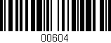 Código de barras (EAN, GTIN, SKU, ISBN): '00604'
