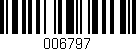 Código de barras (EAN, GTIN, SKU, ISBN): '006797'