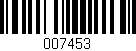 Código de barras (EAN, GTIN, SKU, ISBN): '007453'