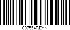 Código de barras (EAN, GTIN, SKU, ISBN): '007554REAN'