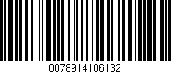 Código de barras (EAN, GTIN, SKU, ISBN): '0078914106132'