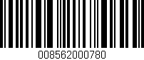 Código de barras (EAN, GTIN, SKU, ISBN): '008562000780'