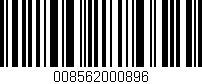 Código de barras (EAN, GTIN, SKU, ISBN): '008562000896'