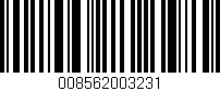 Código de barras (EAN, GTIN, SKU, ISBN): '008562003231'