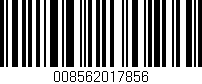 Código de barras (EAN, GTIN, SKU, ISBN): '008562017856'