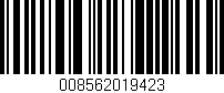 Código de barras (EAN, GTIN, SKU, ISBN): '008562019423'