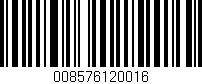 Código de barras (EAN, GTIN, SKU, ISBN): '008576120016'