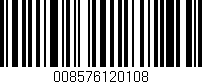 Código de barras (EAN, GTIN, SKU, ISBN): '008576120108'