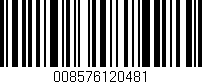 Código de barras (EAN, GTIN, SKU, ISBN): '008576120481'