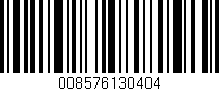 Código de barras (EAN, GTIN, SKU, ISBN): '008576130404'