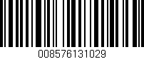 Código de barras (EAN, GTIN, SKU, ISBN): '008576131029'