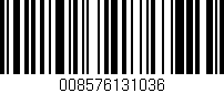 Código de barras (EAN, GTIN, SKU, ISBN): '008576131036'