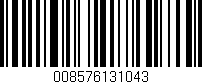 Código de barras (EAN, GTIN, SKU, ISBN): '008576131043'