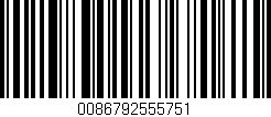 Código de barras (EAN, GTIN, SKU, ISBN): '0086792555751'