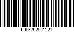 Código de barras (EAN, GTIN, SKU, ISBN): '0086792991221'