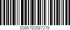 Código de barras (EAN, GTIN, SKU, ISBN): '0086792997278'