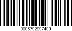 Código de barras (EAN, GTIN, SKU, ISBN): '0086792997483'