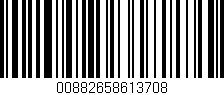 Código de barras (EAN, GTIN, SKU, ISBN): '00882658613708'