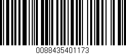 Código de barras (EAN, GTIN, SKU, ISBN): '0088435401173'