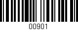 Código de barras (EAN, GTIN, SKU, ISBN): '00901'