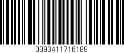 Código de barras (EAN, GTIN, SKU, ISBN): '0093411716189'