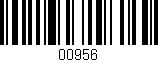 Código de barras (EAN, GTIN, SKU, ISBN): '00956'