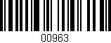Código de barras (EAN, GTIN, SKU, ISBN): '00963'