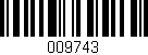 Código de barras (EAN, GTIN, SKU, ISBN): '009743'