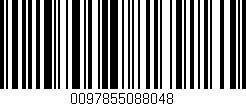 Código de barras (EAN, GTIN, SKU, ISBN): '0097855088048'