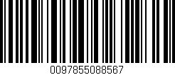 Código de barras (EAN, GTIN, SKU, ISBN): '0097855088567'